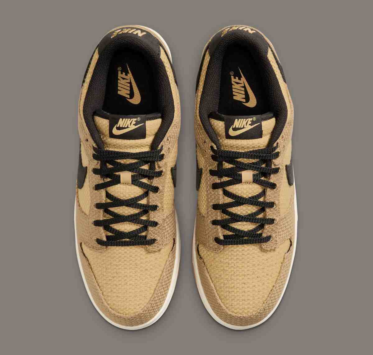 Nike Dunk Low, Nike - 耐克 Dunk Low "大麻 "系列發佈兩款簡潔機織配色