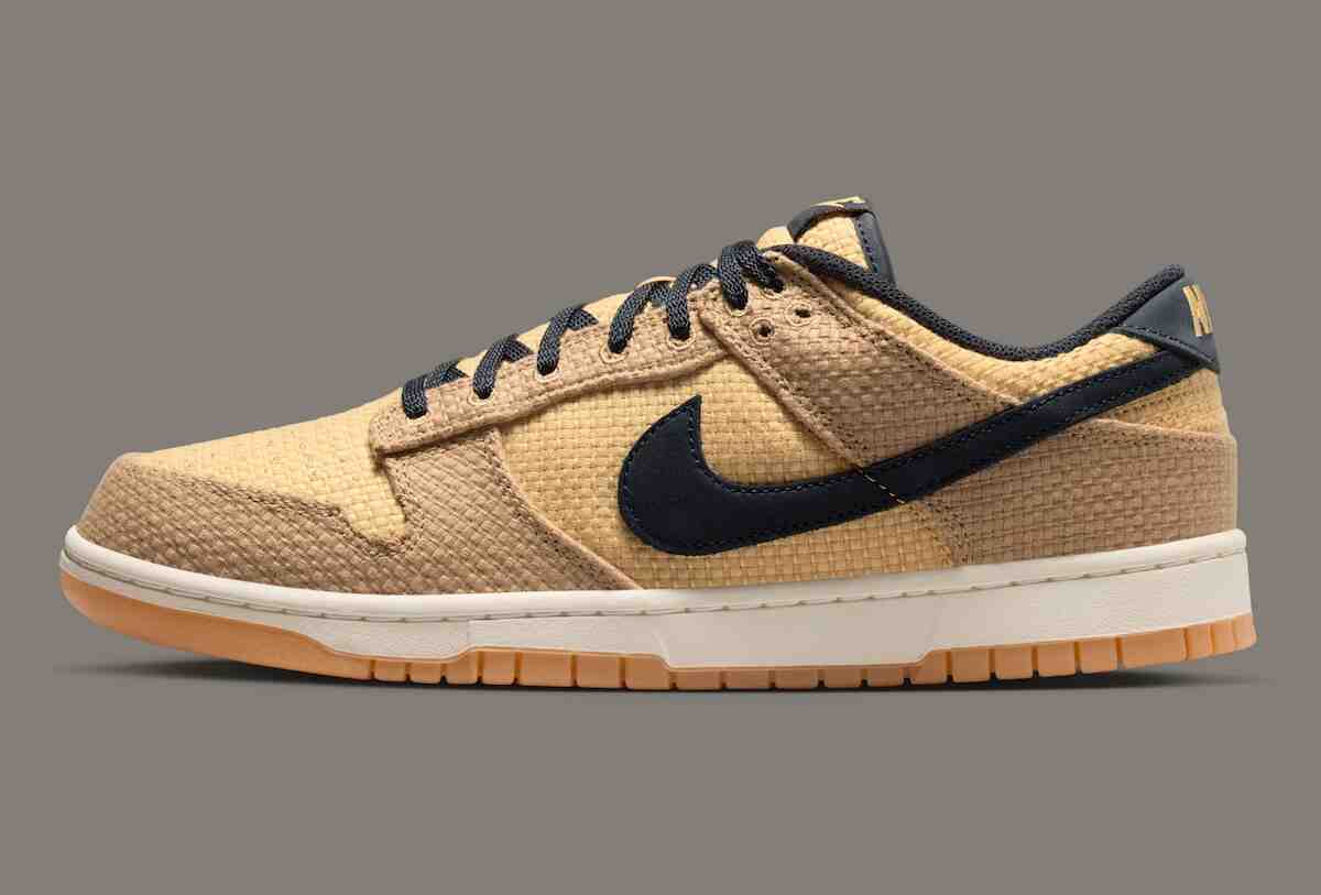 Nike Dunk Low, Nike - 耐克 Dunk Low "大麻 "系列發佈兩款簡潔機織配色