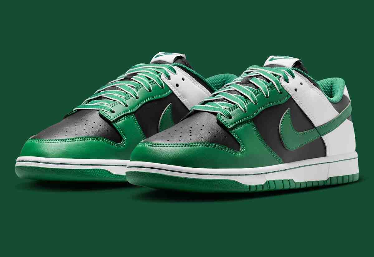 耐克 Dunk Low 復古風 "黑色/四葉草 "2026 年 5 月發佈 Nike Dunk Low, Nike - 耐克 Dunk Low 復古風 "黑色/四葉草 "2026 年 5 月發佈