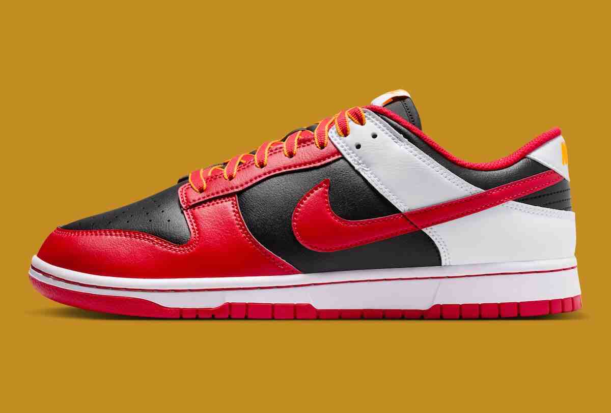 耐克 Dunk Low 復古風 "黑色/大學紅 "將熟悉的色彩搭配帶回身邊 Nike Dunk Low, Nike - 耐克 Dunk Low 復古風 "黑色/大學紅 "將熟悉的色彩搭配帶回身邊