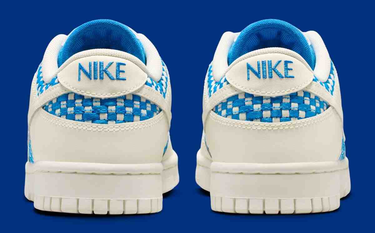 Nike Dunk Low, Nike - 耐克 Dunk Low "風停腳起 "系列採用寬松的編織結構