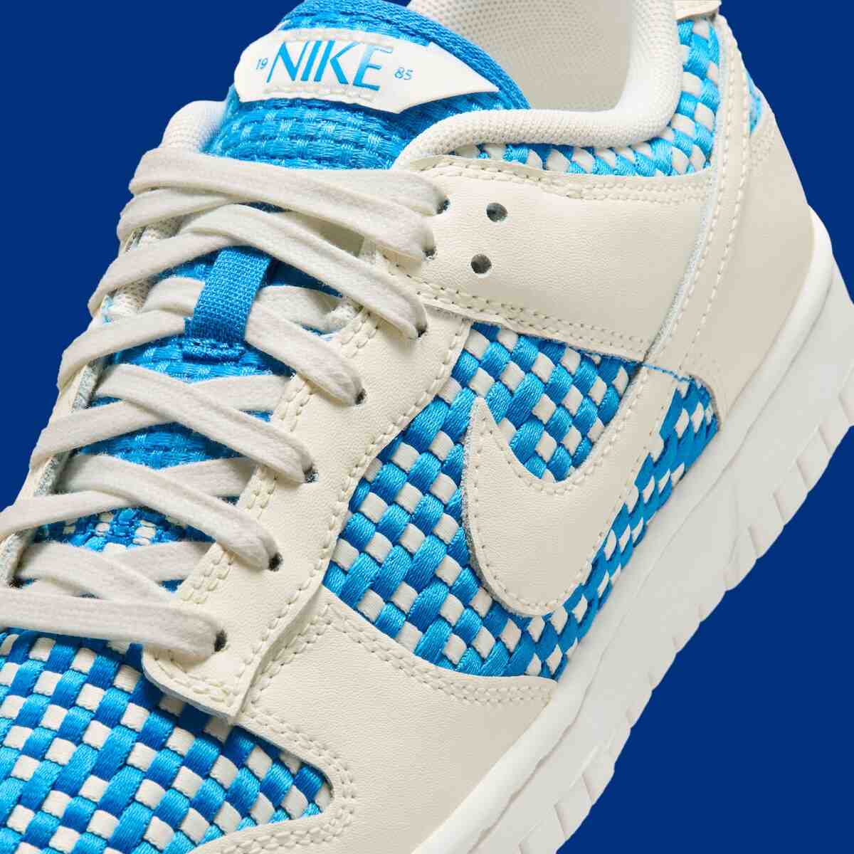 Nike Dunk Low, Nike - 耐克 Dunk Low "風停腳起 "系列採用寬松的編織結構