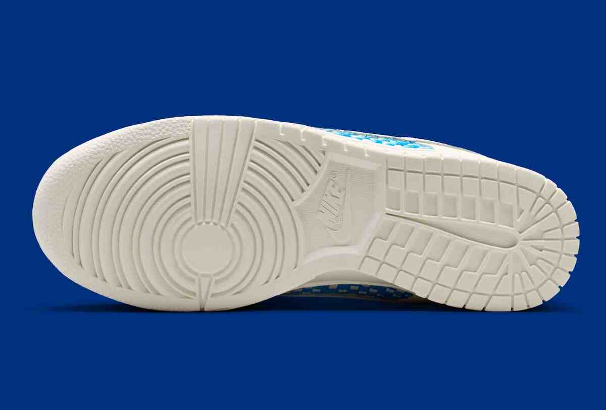 Nike Dunk Low, Nike - 耐克 Dunk Low "風停腳起 "系列採用寬松的編織結構