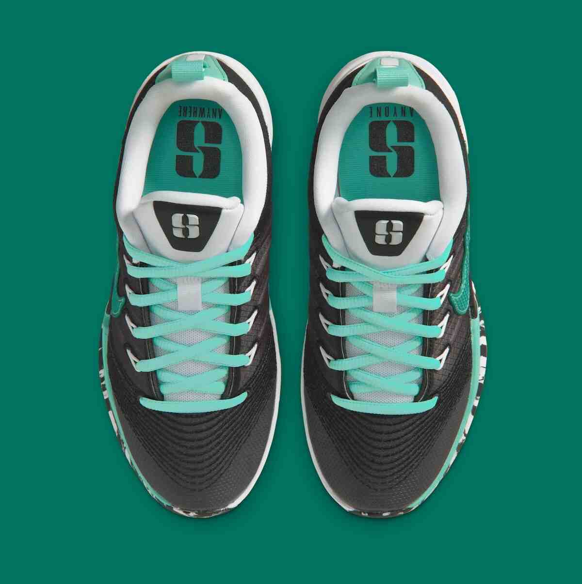 Nike Sabrina 3, Nike - 耐克 Sabrina 3 "黑/薄荷 "兒童新配色