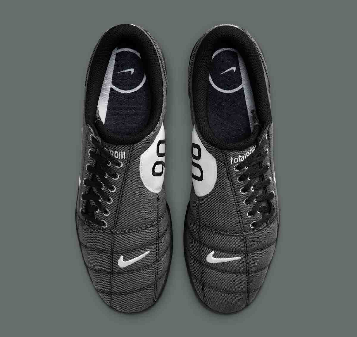 耐克以 "黑色牛仔布 "重新打造 Total 90 鞋款 Nike Total 90 III, Nike Total 90, Nike - 耐克以 "黑色牛仔布 "重新打造 Total 90 鞋款