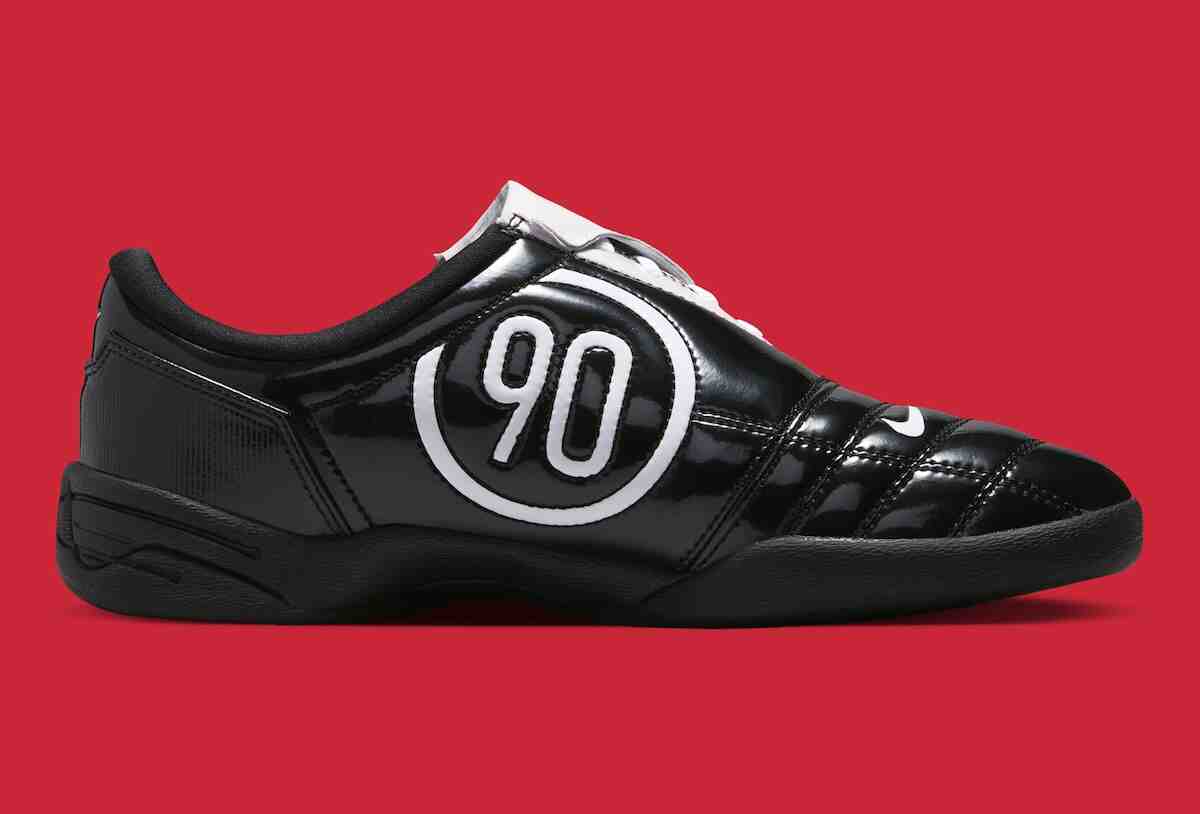 耐克 T90 "黑色/大學紅 "重現光彩奪目的 T90 經典 Nike Total 90 III, Nike Total 90, Nike - 耐克 T90 "黑色/大學紅 "重現光彩奪目的 T90 經典