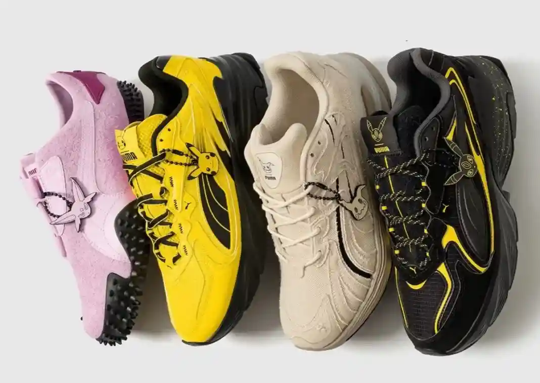 PUMA Mostro, PUMA Inverse, PUMA All-Pro NITRO 2, Puma, Pokemon - 口袋妖怪 x PUMA 日夜兩用運動鞋套裝提升檔次