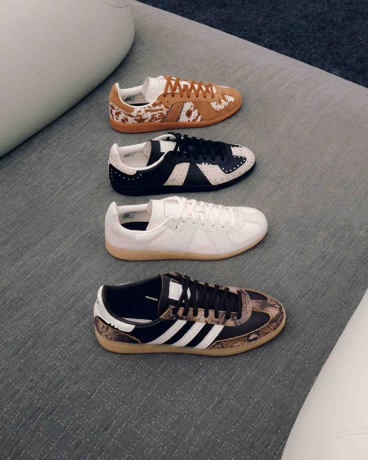 adidas Handball Spezial, adidas F50, adidas BW Army, adidas - 惠特克集團和 adidas Originals 推出 "杜絕重復 "系列