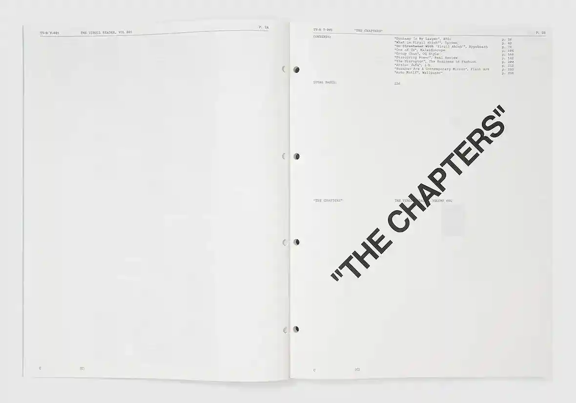 Virgil Abloh, Off-White, Air Jordan 1, Air Jordan - Virgil Abloh Archive 在 Air Jordan 1 "Alaska" 發佈前發佈《Virgil Reader Vol.