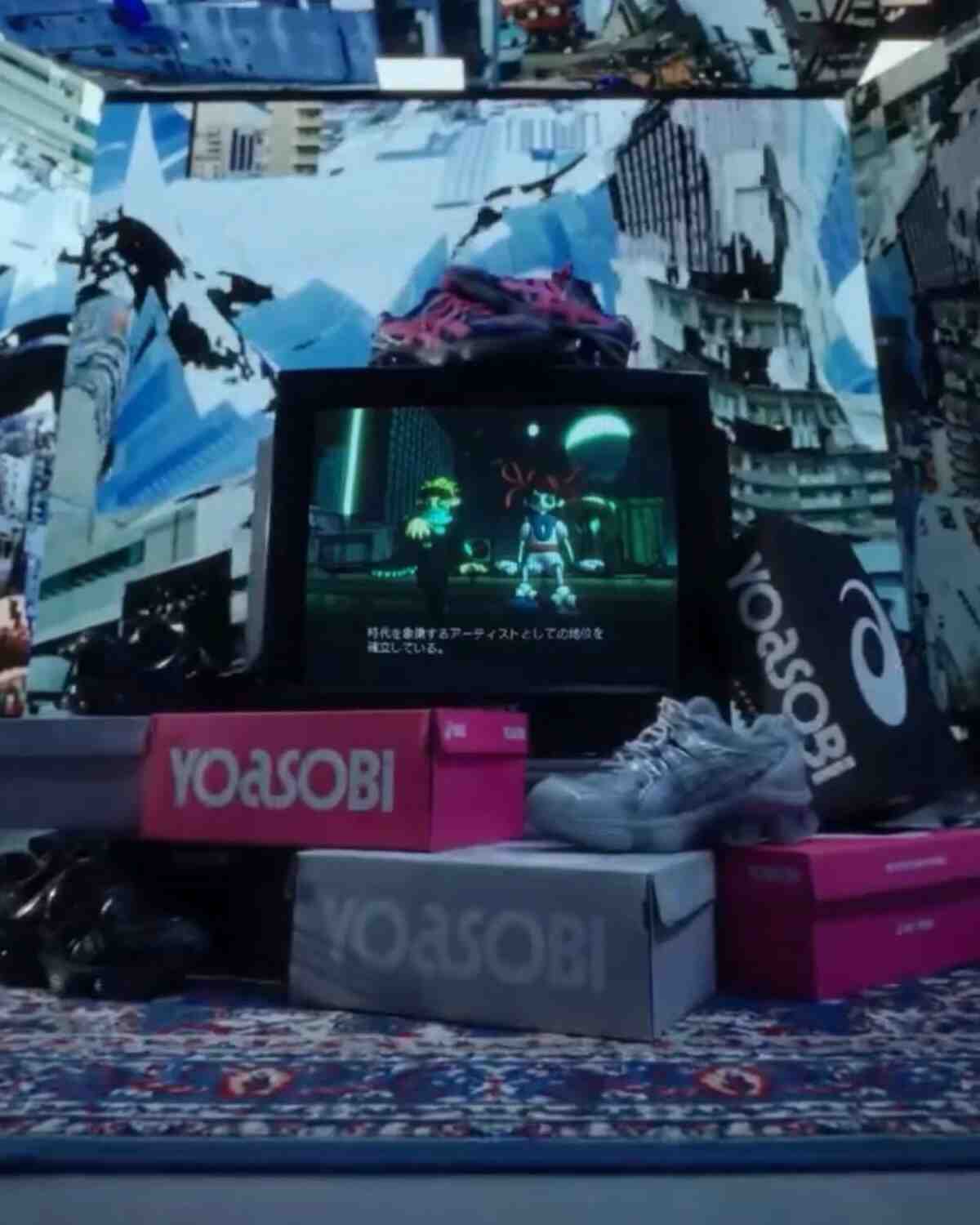 ASICS GEL-KINETIC FLUENT, asics - YOASOBI 和 ASICS 攜手推出三對 GEL-Kinetic Fluent 系列產品