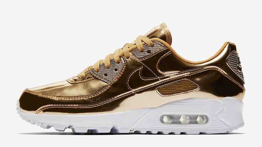 Nike Air Max 90 Gold Metallic Pack CQ6639-700 Release Date