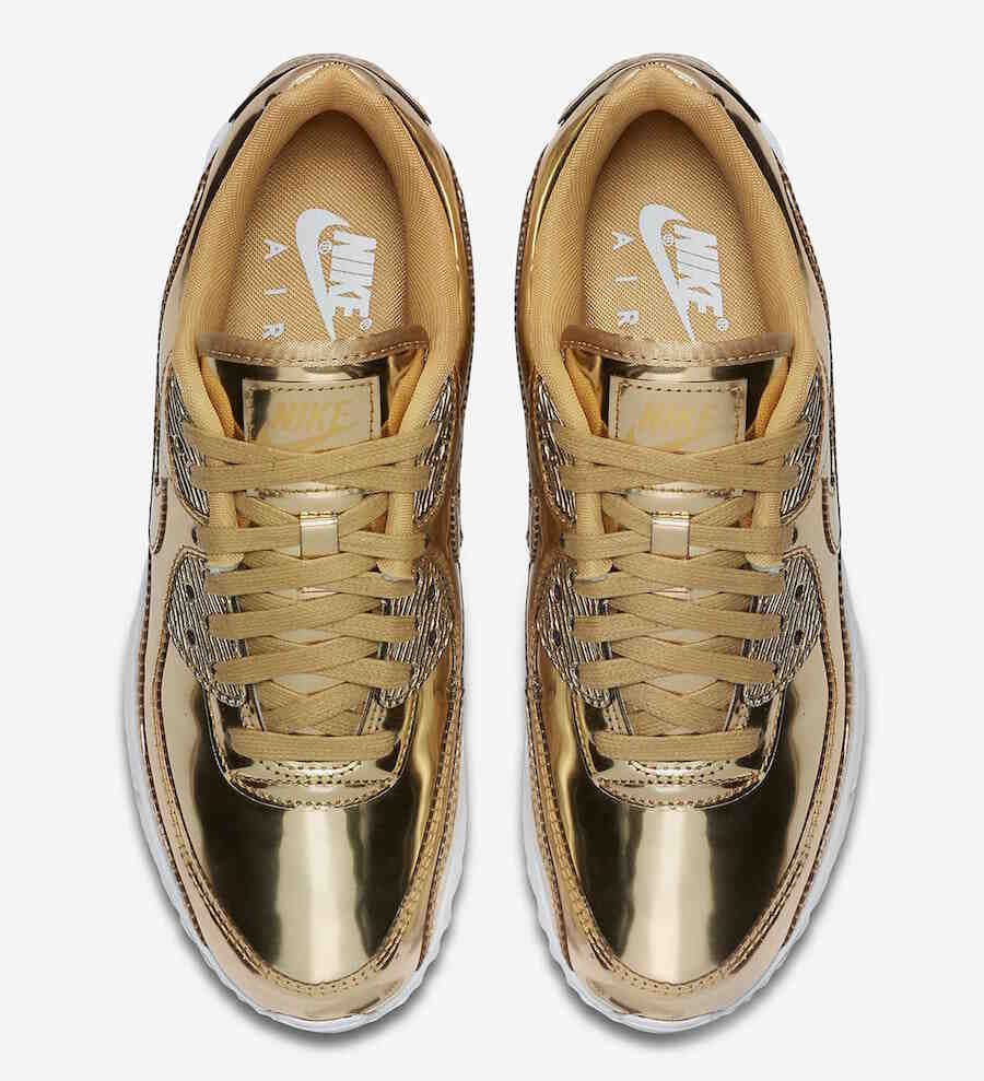 Nike Air Max 90 Gold Metallic Pack CQ6639-700 Release Date