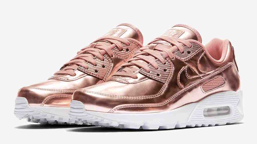 Nike Air Max 90 Rose Gold Metallic Pack CQ6639-600 Release Date