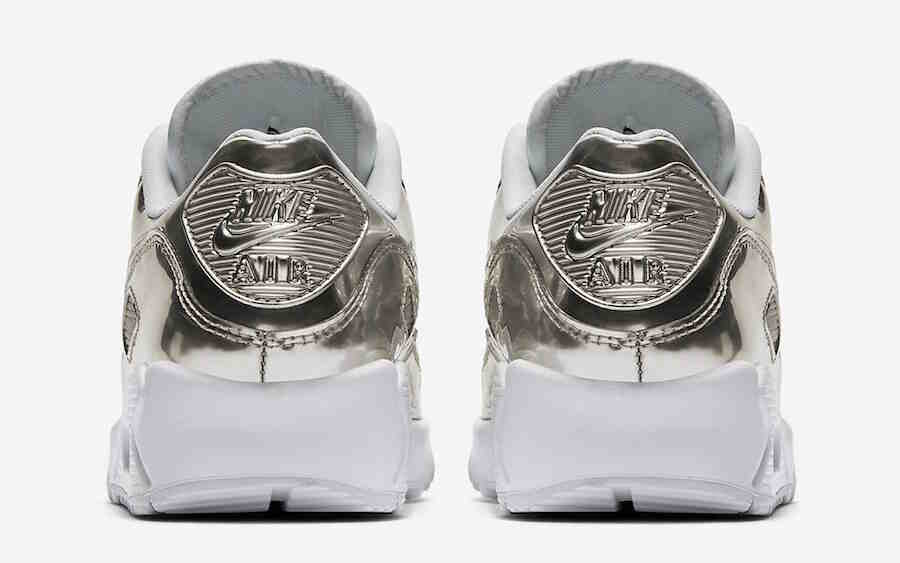 Nike Air Max 90 Silver Metallic Pack CQ6639-001 Release Date