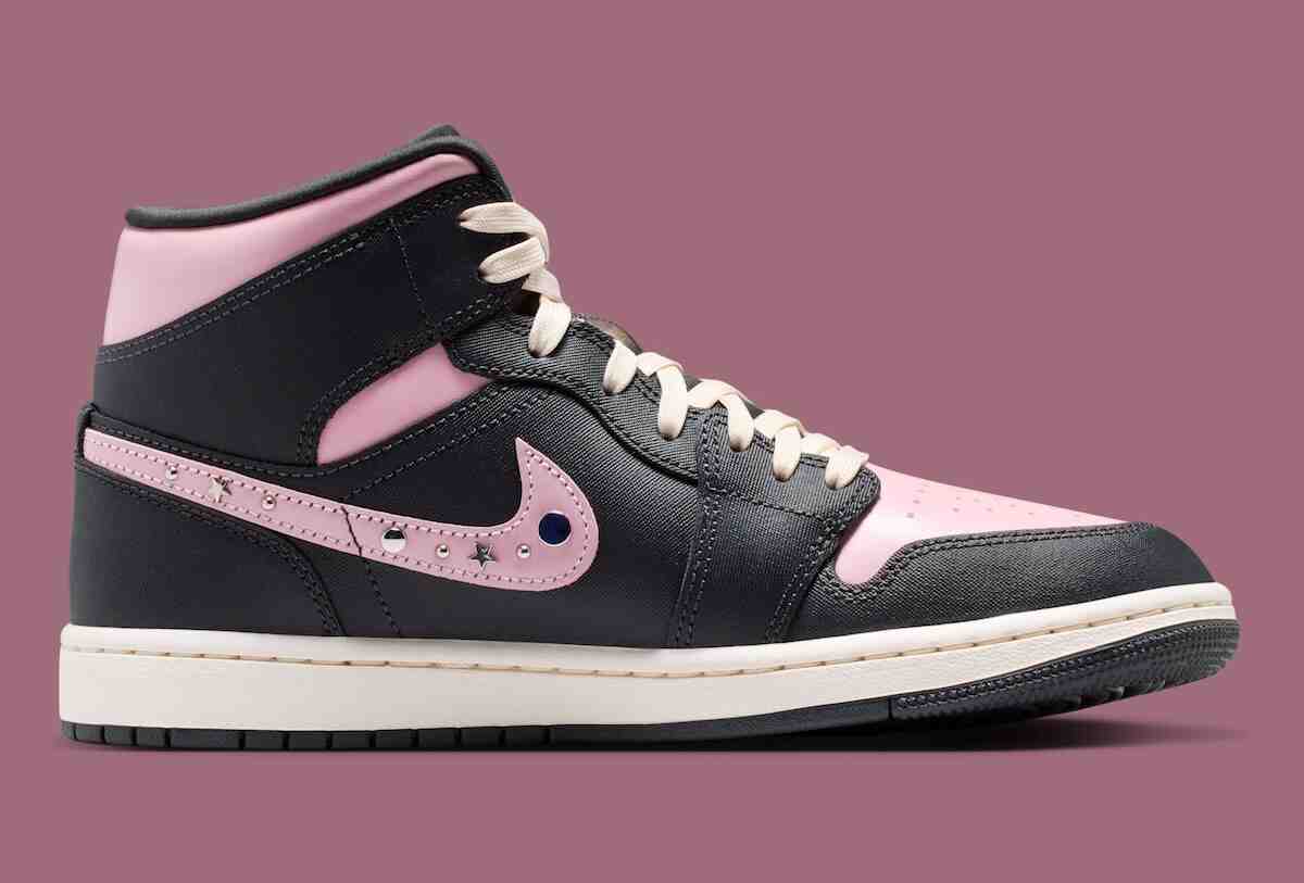 Air Jordan 1 Mid, Air Jordan 1, Air Jordan - Air Jordan 1 Mid "煙灰色/冰卡門色 "現已上市