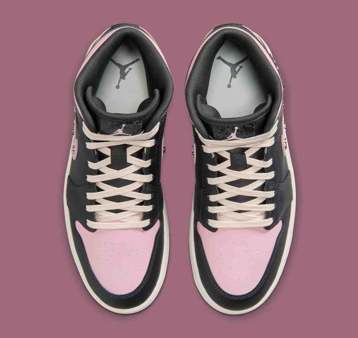 Air Jordan 1 Mid, Air Jordan 1, Air Jordan - Air Jordan 1 Mid "煙灰色/冰卡門色 "現已上市