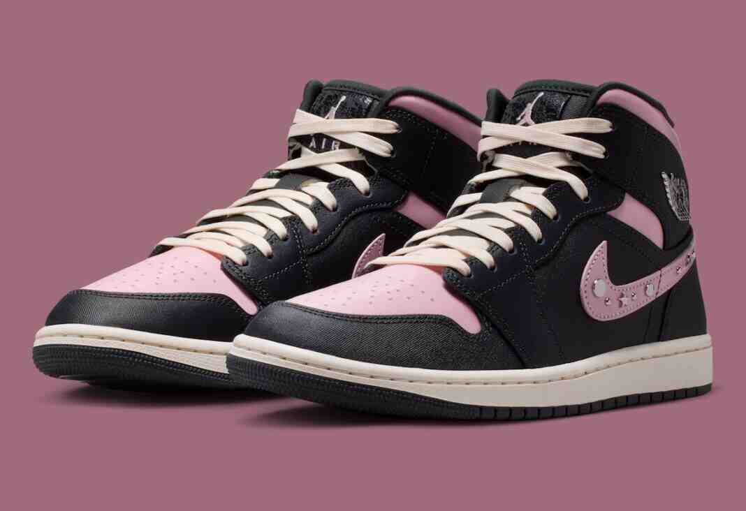 Air Jordan 1 Mid, Air Jordan 1, Air Jordan - Air Jordan 1 Mid "煙灰色/冰卡門色 "現已上市