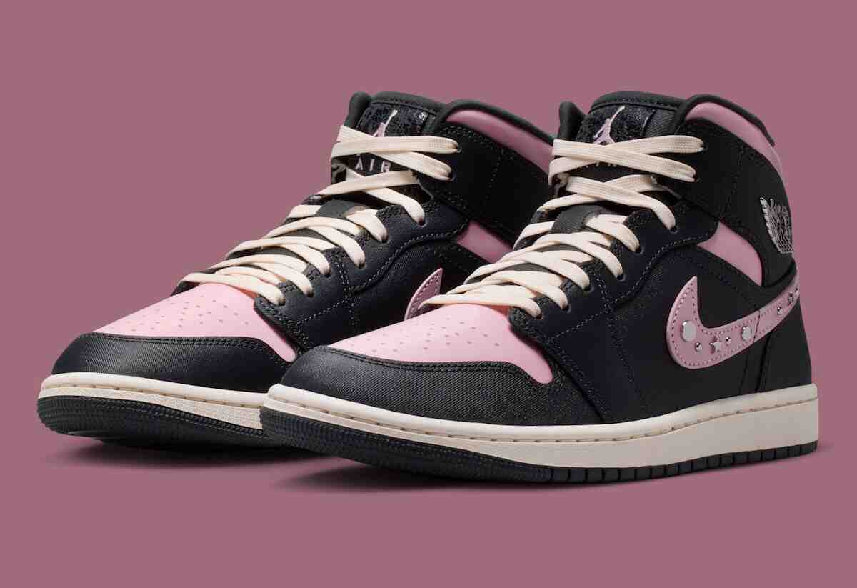 Air Jordan 1 Mid, Air Jordan 1, Air Jordan - Air Jordan 1 Mid "煙灰色/冰卡門色 "現已上市