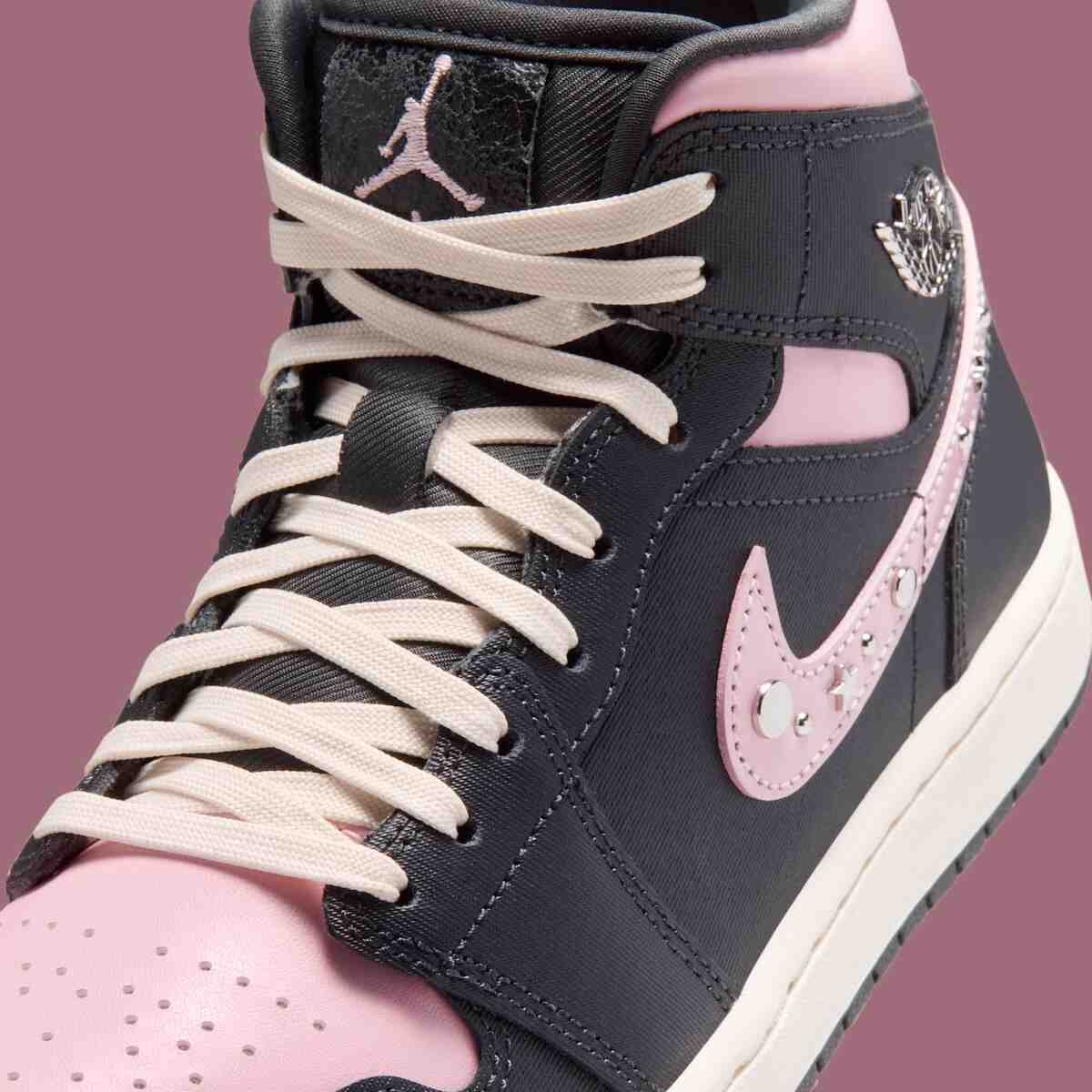 Air Jordan 1 Mid, Air Jordan 1, Air Jordan - Air Jordan 1 Mid "煙灰色/冰卡門色 "現已上市