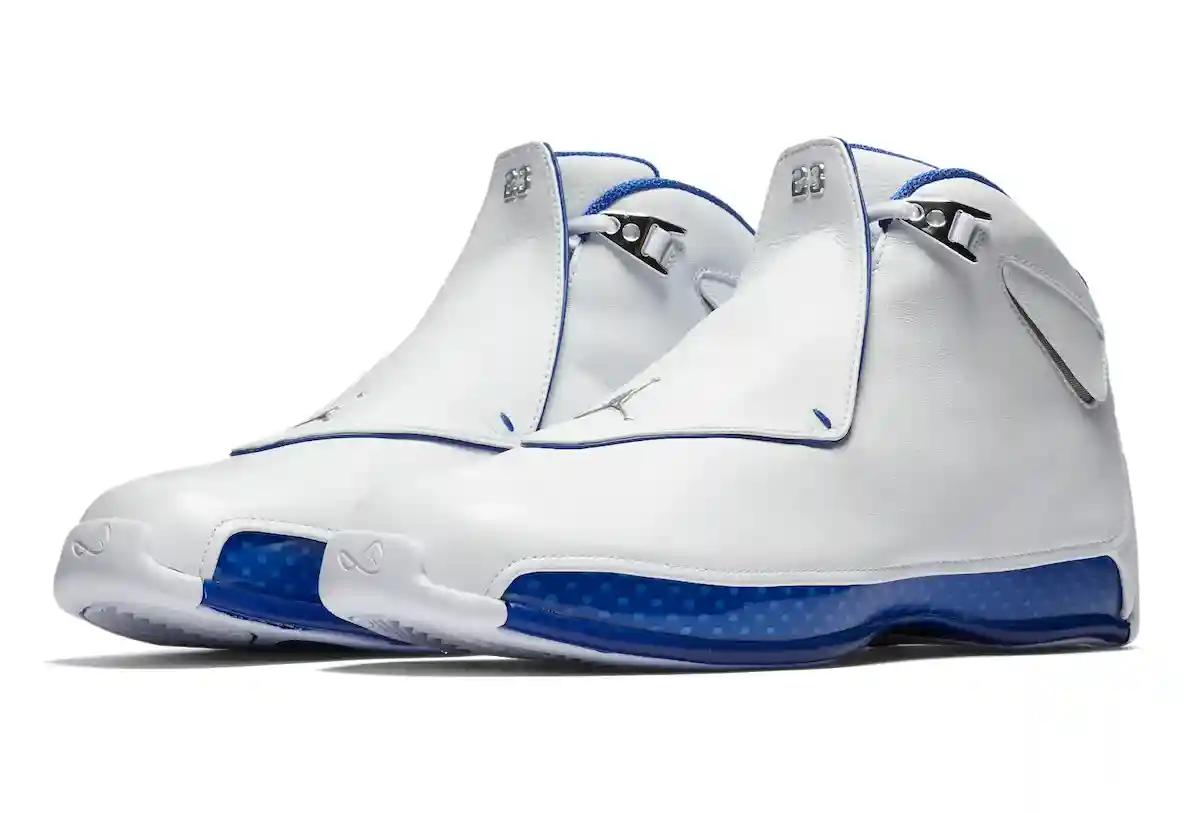 Air Jordan 18 Sport Royal on a white background