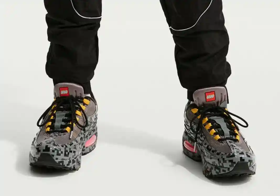 Nike Air Max 95, Nike, LEGO, Air Max 95 - 樂高 x 耐克 Air Max 95 以 "磚塊像素 "亮相