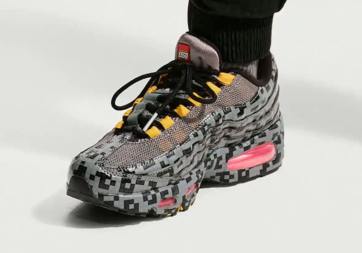 Nike Air Max 95, Nike, LEGO, Air Max 95 - 樂高 x 耐克 Air Max 95 以 "磚塊像素 "亮相