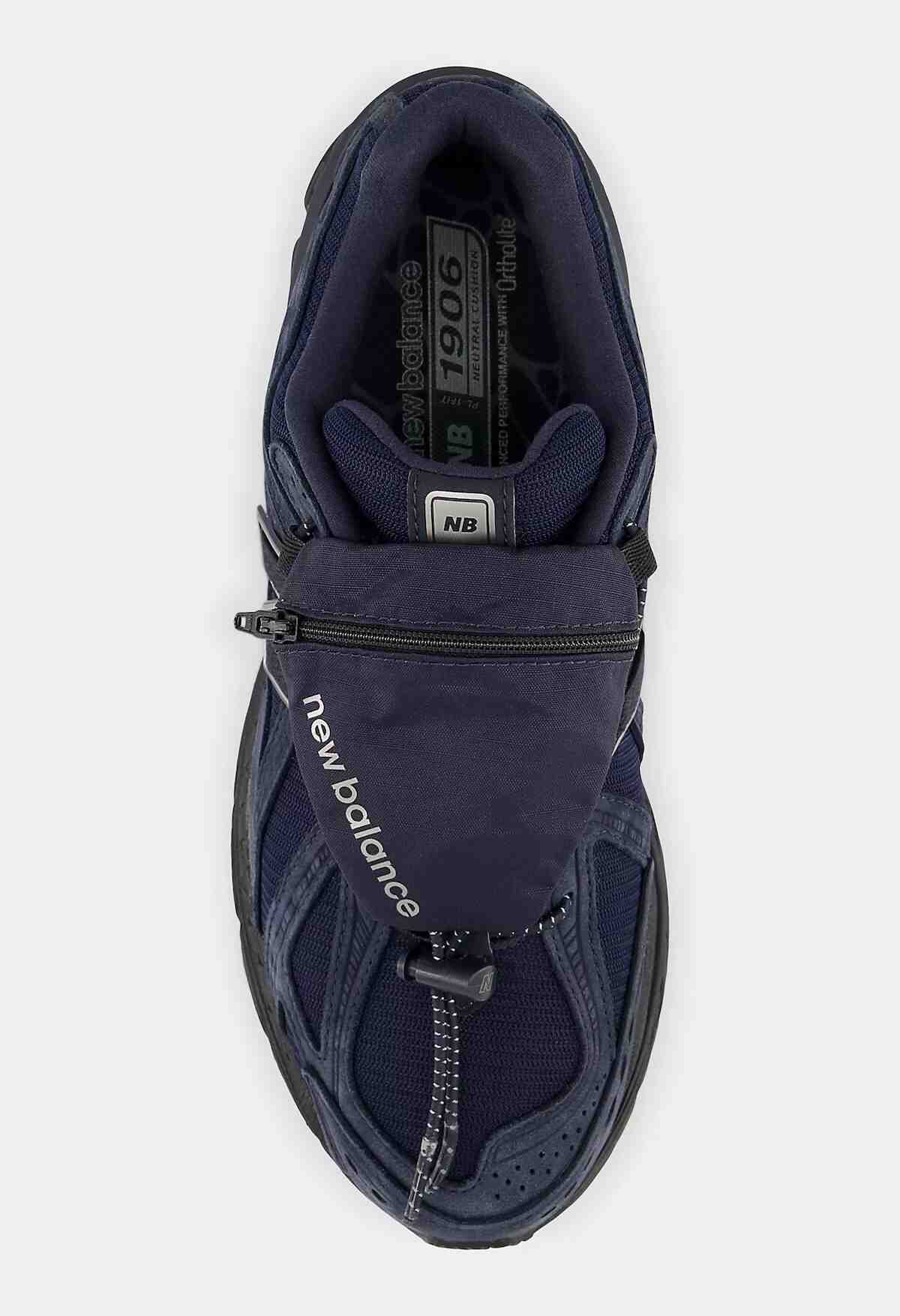 New Balance 1906, New Balance - 紐巴倫 1906U "海軍藍/黑色 "鞋舌袋功能強大，引人注目