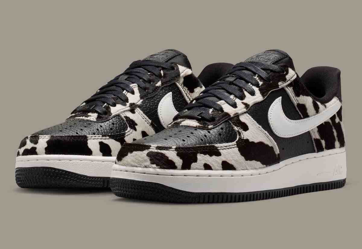 Nike Air Force 1 Low, Nike Air Force 1, Nike - 耐克為 Air Force 1 Low 推出大膽的 "牛印 "包裝