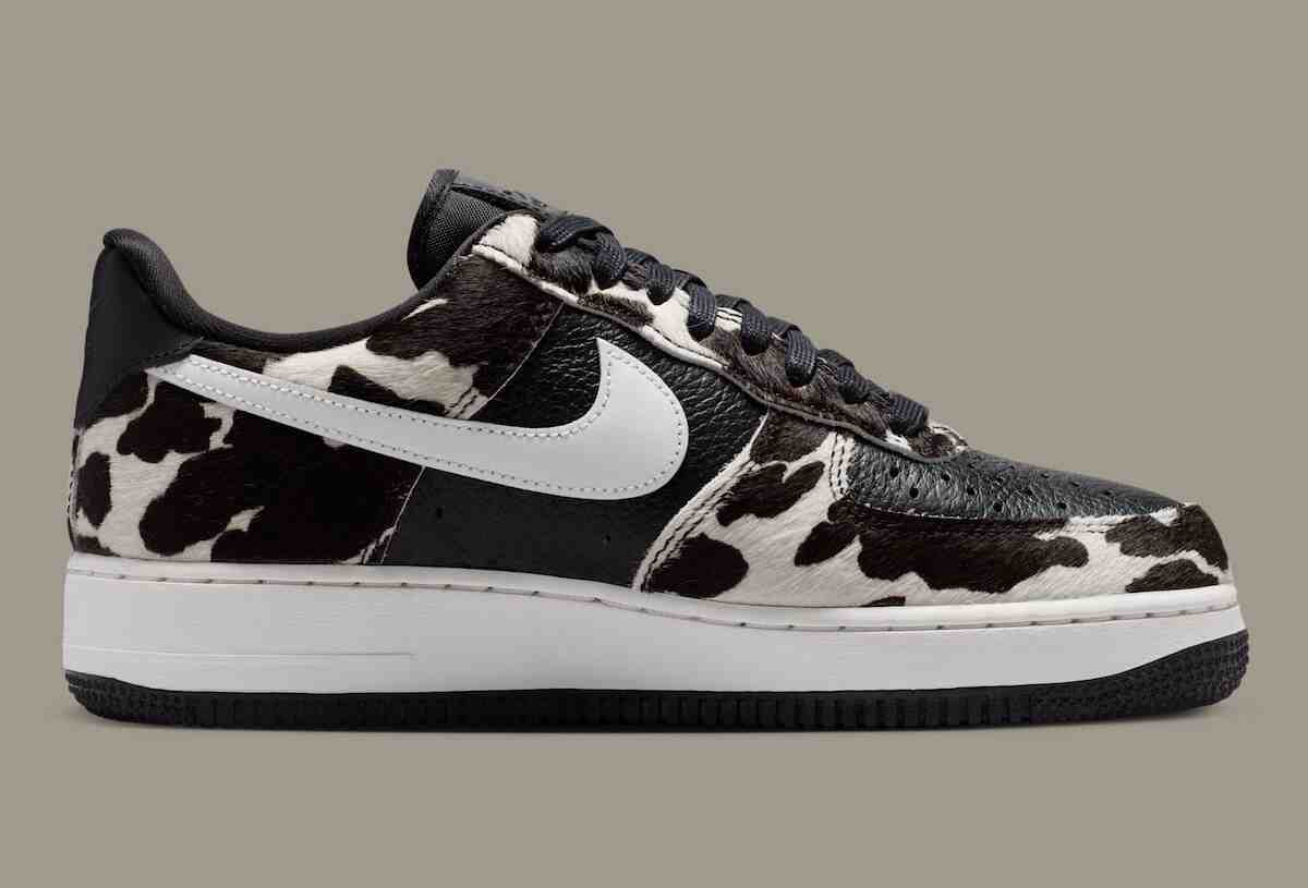Nike Air Force 1 Low, Nike Air Force 1, Nike - 耐克為 Air Force 1 Low 推出大膽的 "牛印 "包裝