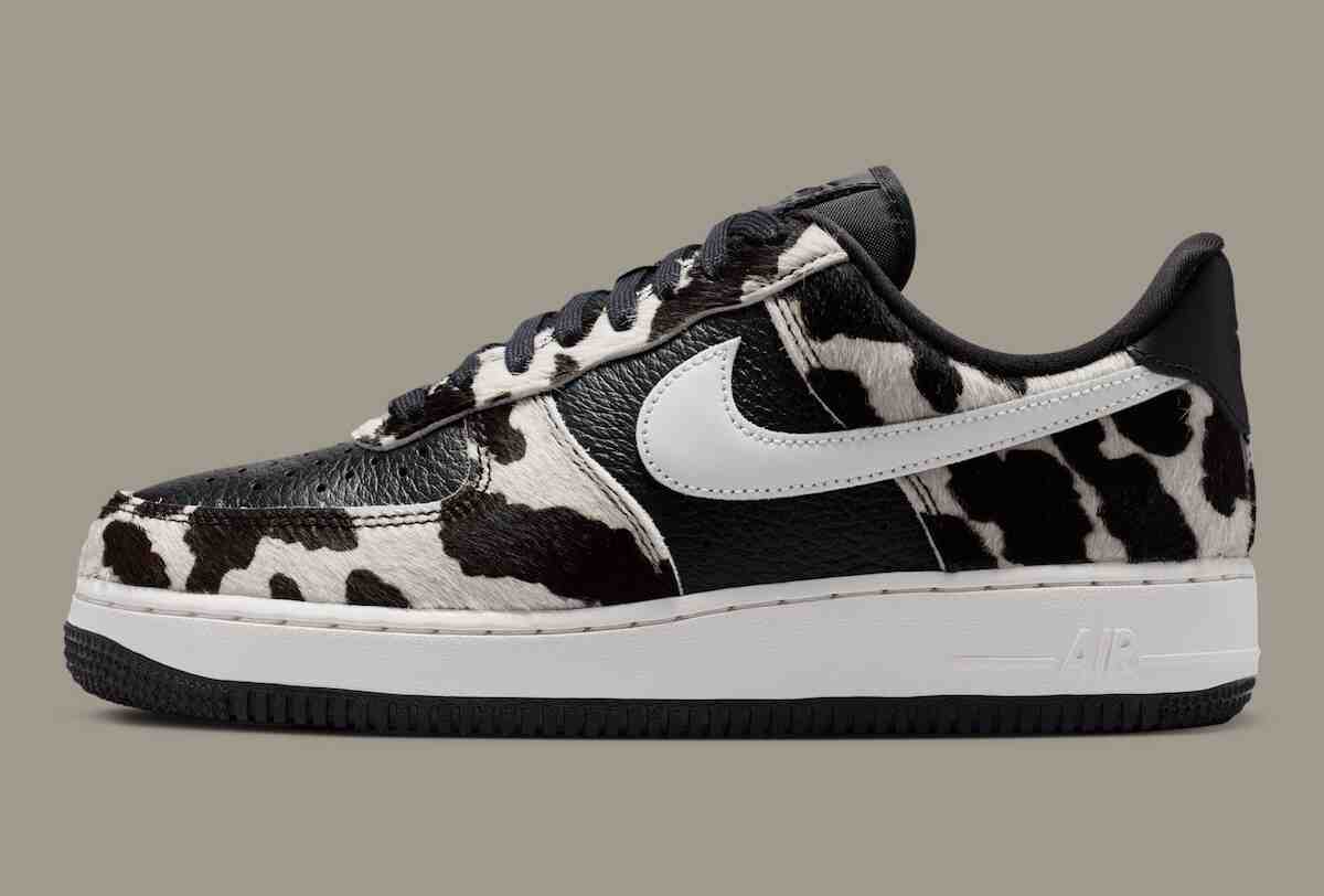 Nike Air Force 1 Low, Nike Air Force 1, Nike - 耐克為 Air Force 1 Low 推出大膽的 "牛印 "包裝