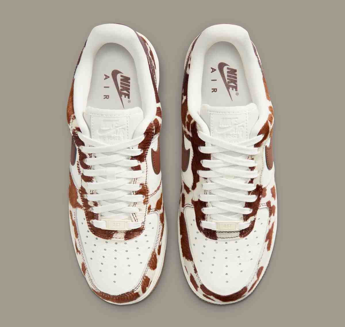 Nike Air Force 1 Low, Nike Air Force 1, Nike - 耐克為 Air Force 1 Low 推出大膽的 "牛印 "包裝