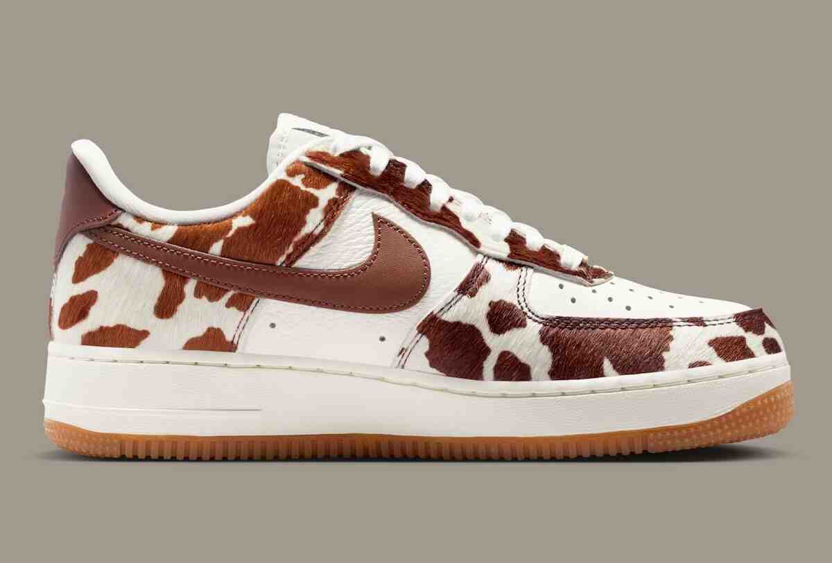 Nike Air Force 1 Low, Nike Air Force 1, Nike - 耐克為 Air Force 1 Low 推出大膽的 "牛印 "包裝