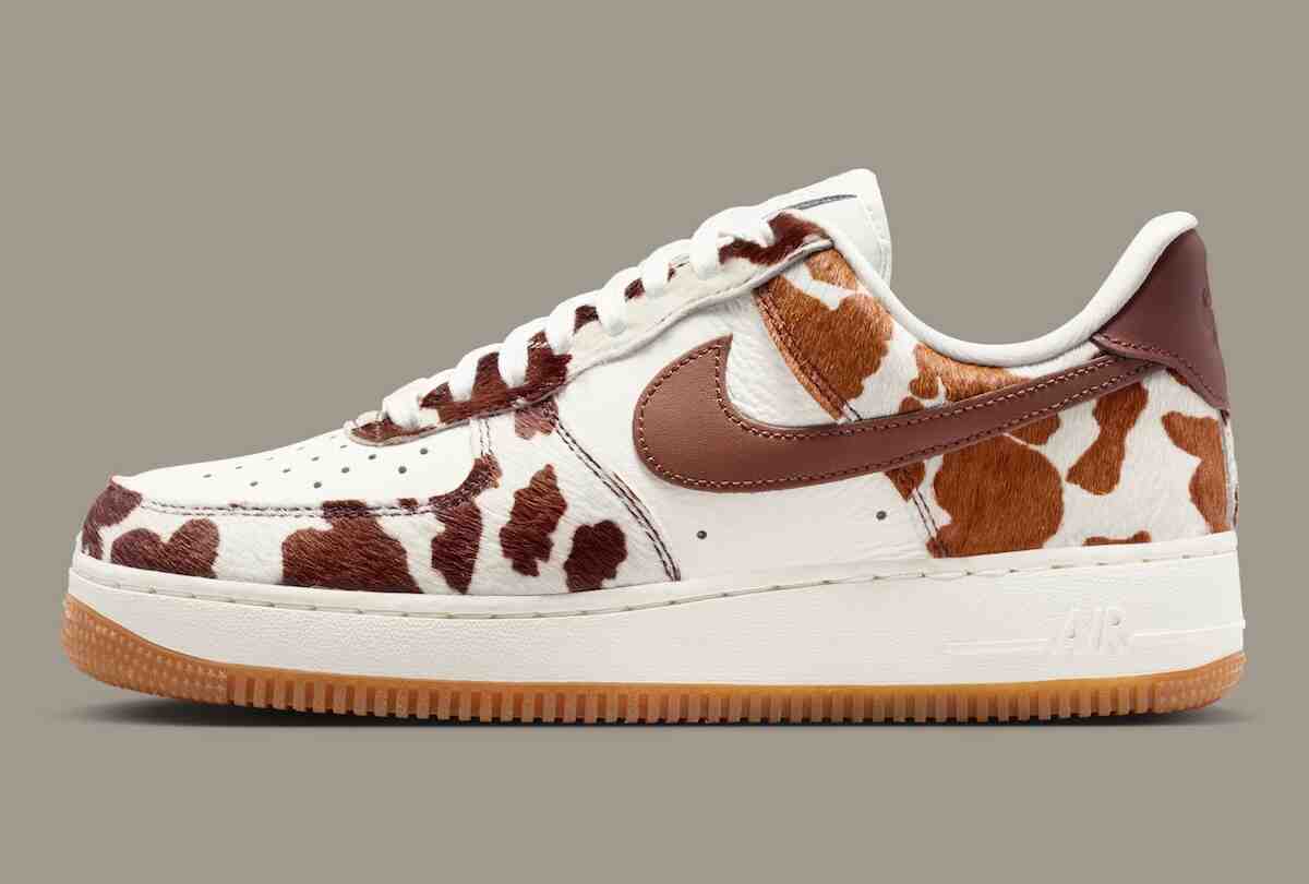 Nike Air Force 1 Low, Nike Air Force 1, Nike - 耐克為 Air Force 1 Low 推出大膽的 "牛印 "包裝
