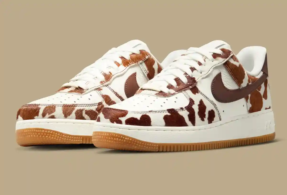 耐克空軍一號低配版 "牛印""田園棕 "亮相 Nike Air Force 1 Low, Nike Air Force 1, Nike - 耐克空軍一號低配版 "牛印""田園棕 "亮相