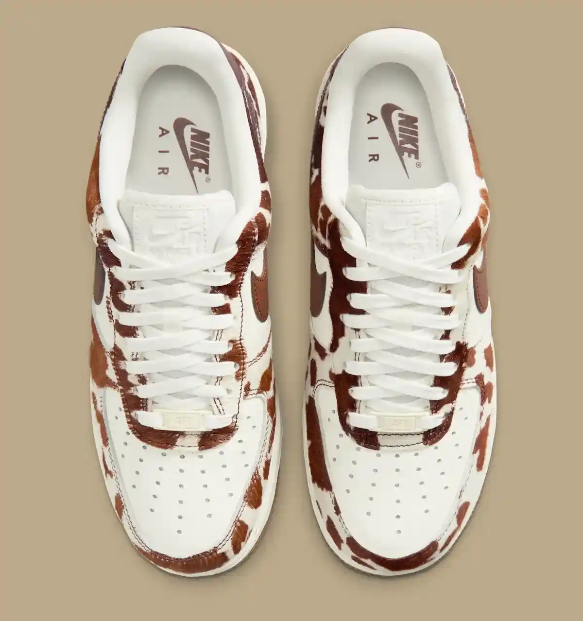 耐克空軍一號低配版 "牛印""田園棕 "亮相 Nike Air Force 1 Low, Nike Air Force 1, Nike - 耐克空軍一號低配版 "牛印""田園棕 "亮相