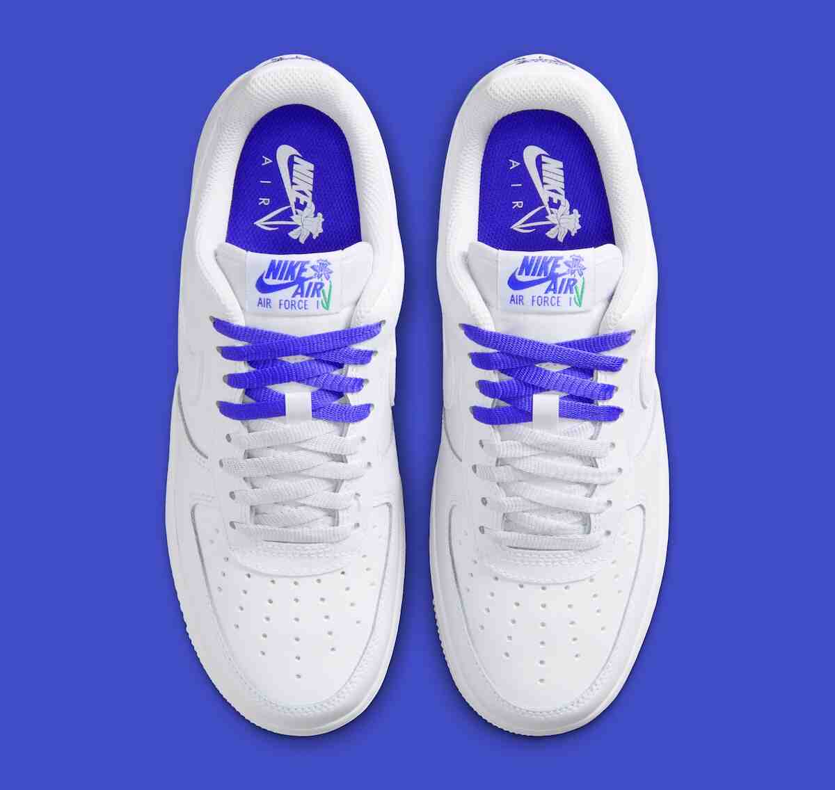 2026 年夏季,耐克為 Air Force 1 Low "波斯紫 "換上了清新的花卉裝飾 Nike Air Force 1 Low, Nike Air Force 1, Nike - 2026 年夏季,耐克為 Air Force 1 Low "波斯紫 "換上了清新的花卉裝飾