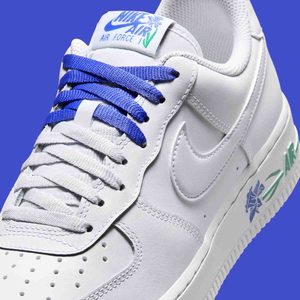 2026 年夏季,耐克為 Air Force 1 Low "波斯紫 "換上了清新的花卉裝飾 Nike Air Force 1 Low, Nike Air Force 1, Nike - 2026 年夏季,耐克為 Air Force 1 Low "波斯紫 "換上了清新的花卉裝飾