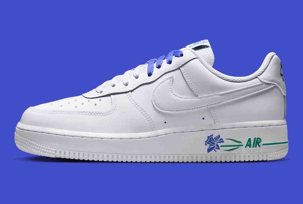 2026 年夏季,耐克為 Air Force 1 Low "波斯紫 "換上了清新的花卉裝飾 Nike Air Force 1 Low, Nike Air Force 1, Nike - 2026 年夏季,耐克為 Air Force 1 Low "波斯紫 "換上了清新的花卉裝飾