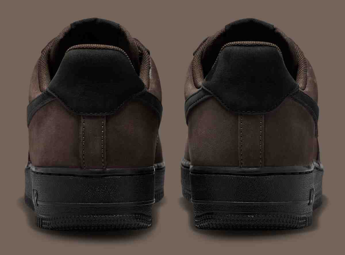 Nike Air Force 1 Low, Nike Air Force 1, Nike - 耐克 Air Force 1 Low 復古版 "黑茶 "外觀設計