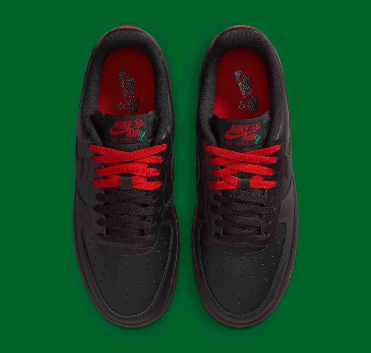 Nike Air Force 1 Low, Nike Air Force 1, Nike - 耐克 Air Force 1 Low "玫瑰 "系列 2026 年夏季全黑上市