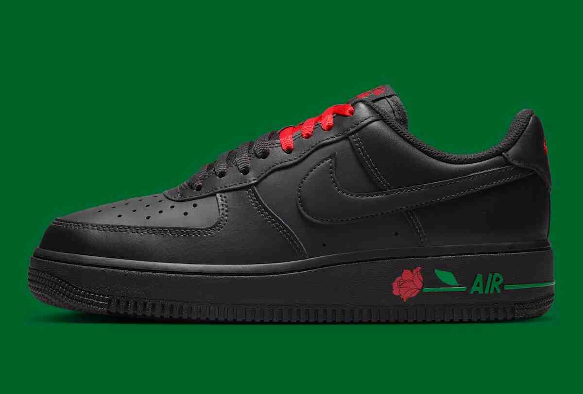 Nike Air Force 1 Low, Nike Air Force 1, Nike - 耐克 Air Force 1 Low "玫瑰 "系列 2026 年夏季全黑上市