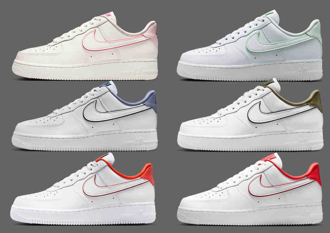 Nike Air Force 1 Low, Nike Air Force 1, Nike - 耐克 Air Force 1 低配版 "雙色 "套裝可在夏季輕松輪換使用