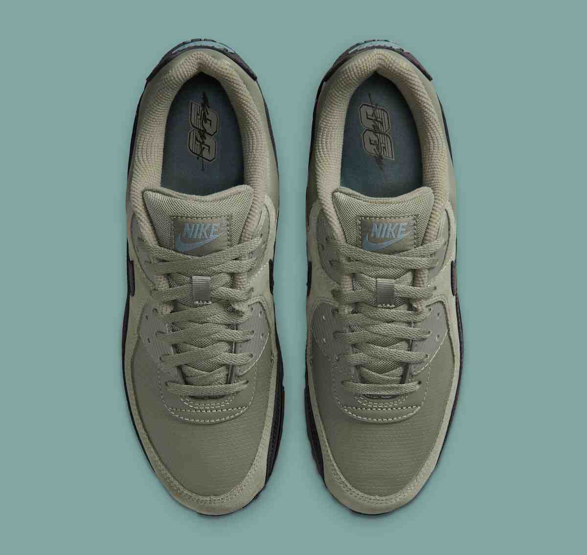 耐克 Air Max 90 賽車版 "銀色鼠尾草 "回歸 Nike Air Max 90, Nike - 耐克 Air Max 90 賽車版 "銀色鼠尾草 "回歸