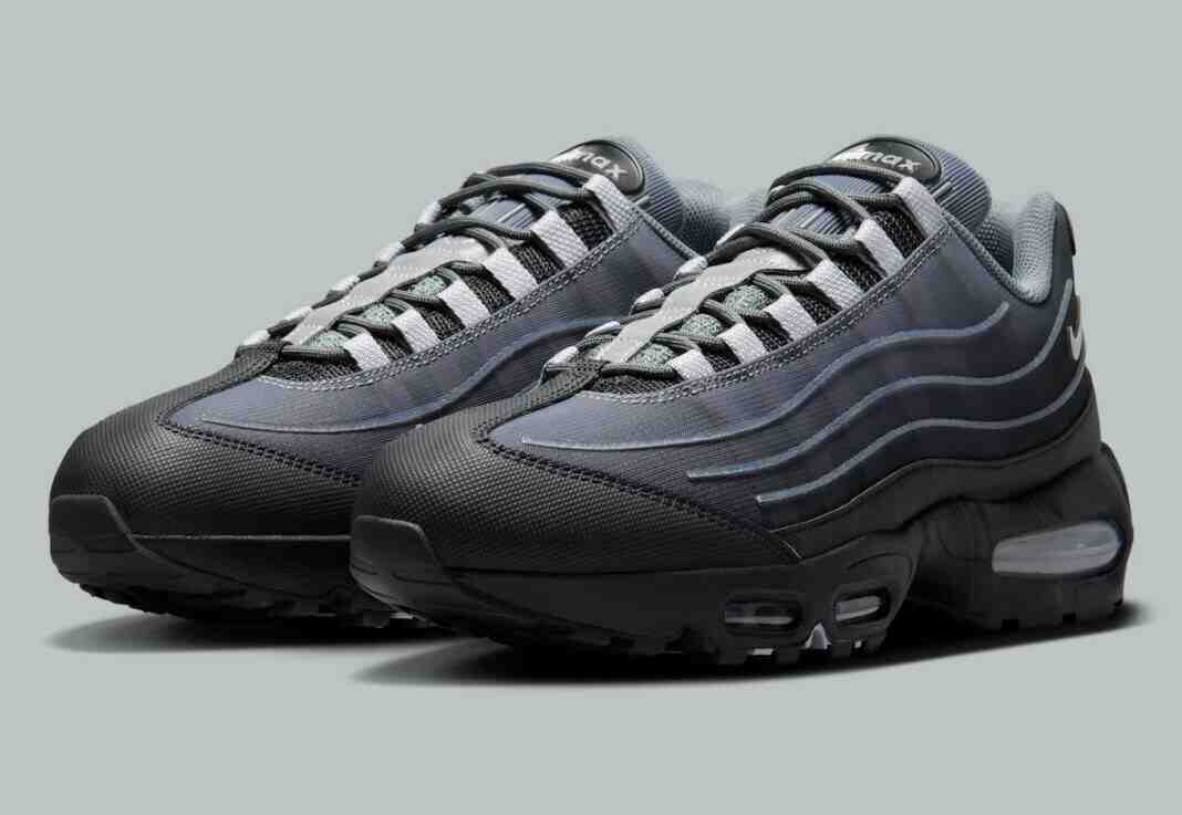 Nike Air Max 95, Nike, Air Max 95 - 耐克 Air Max 95 "煙灰色/狼灰色 "配備大氣泡技術
