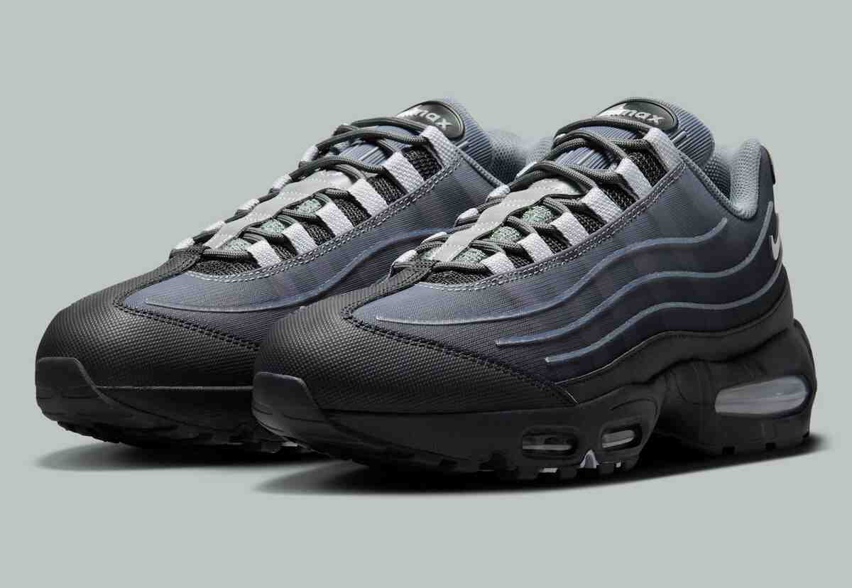 Nike Air Max 95, Nike, Air Max 95 - 耐克 Air Max 95 "煙灰色/狼灰色 "配備大氣泡技術