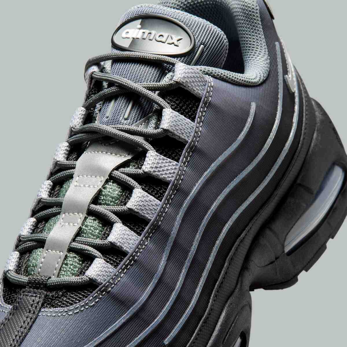 Nike Air Max 95, Nike, Air Max 95 - 耐克 Air Max 95 "煙灰色/狼灰色 "配備大氣泡技術