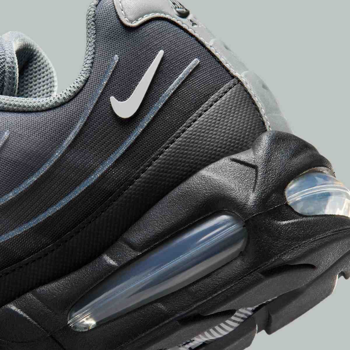 Nike Air Max 95, Nike, Air Max 95 - 耐克 Air Max 95 "煙灰色/狼灰色 "配備大氣泡技術