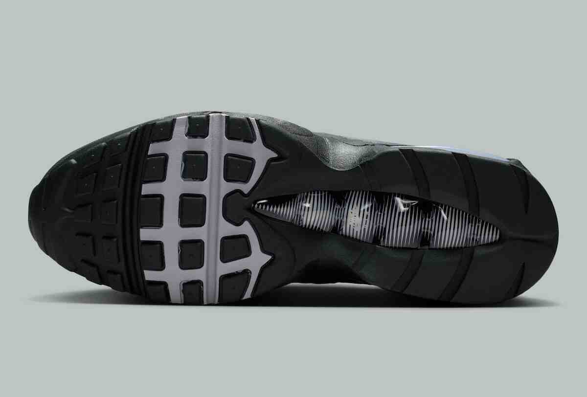 Nike Air Max 95, Nike, Air Max 95 - 耐克 Air Max 95 "煙灰色/狼灰色 "配備大氣泡技術