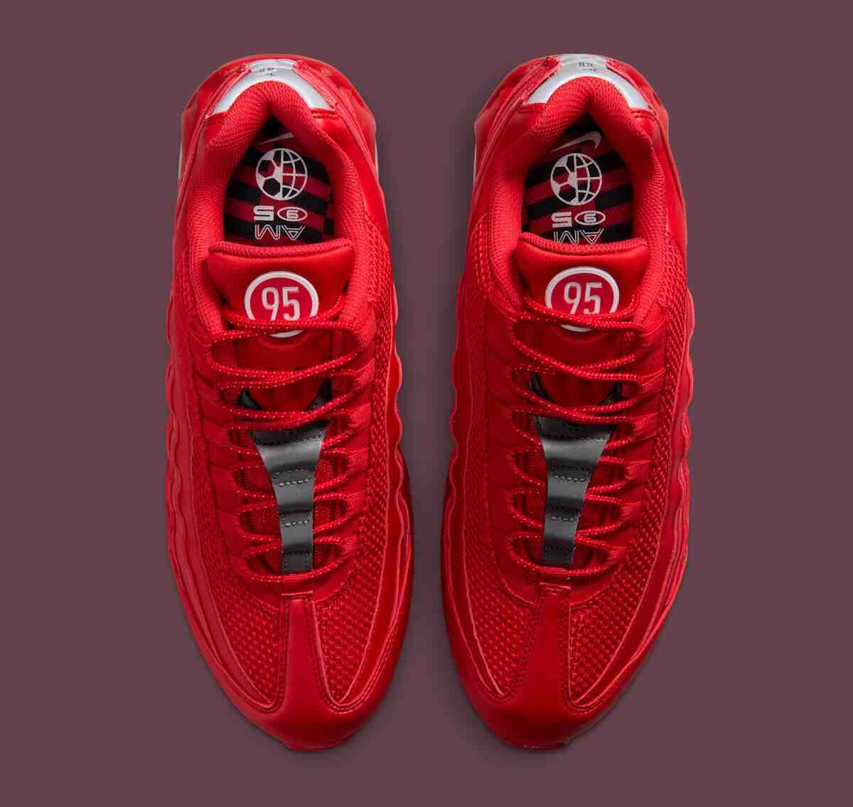 耐克 Air Max 95 "Total 90 "採用了大膽的大學紅配色 Nike Air Max 95, Nike Air Max, Nike, Air Max 95 - 耐克 Air Max 95 "Total 90 "採用了大膽的大學紅配色