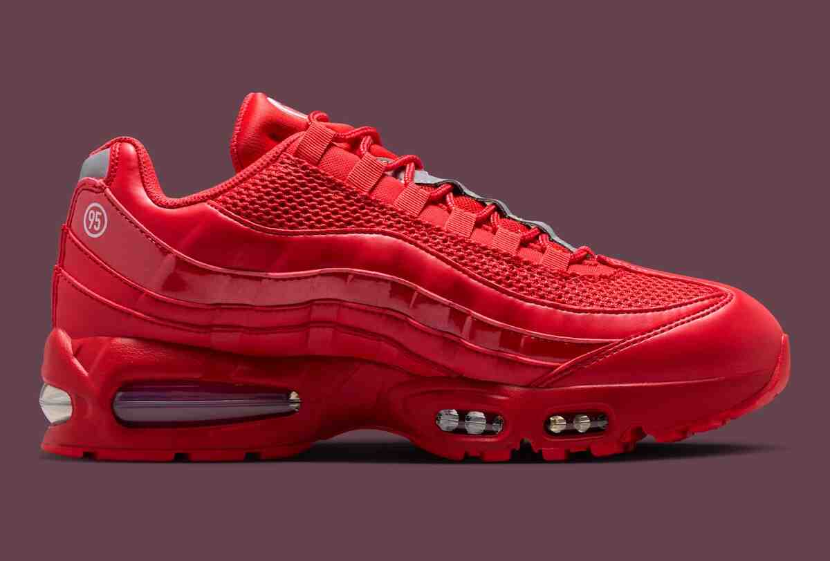 耐克 Air Max 95 "Total 90 "採用了大膽的大學紅配色 Nike Air Max 95, Nike Air Max, Nike, Air Max 95 - 耐克 Air Max 95 "Total 90 "採用了大膽的大學紅配色